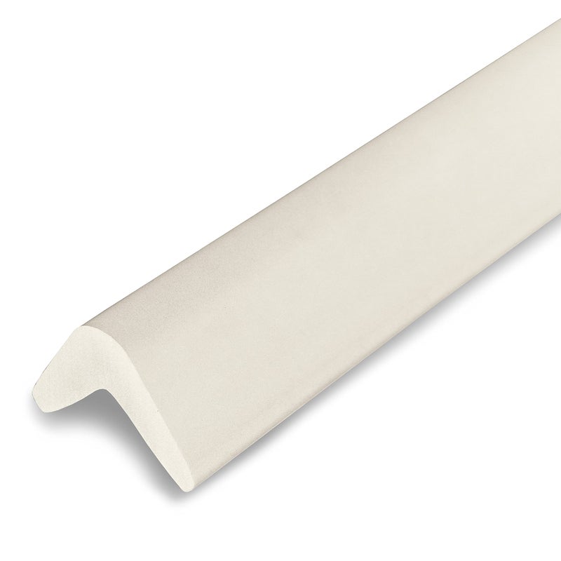 urbanhouse Ultra High-Density Heavy Duty Corner Guard Edge Protector & Bumper for Parking Garages, Workshops and Warehouses - Neutral Off White, 24 Inches - 1 Each - Image 1